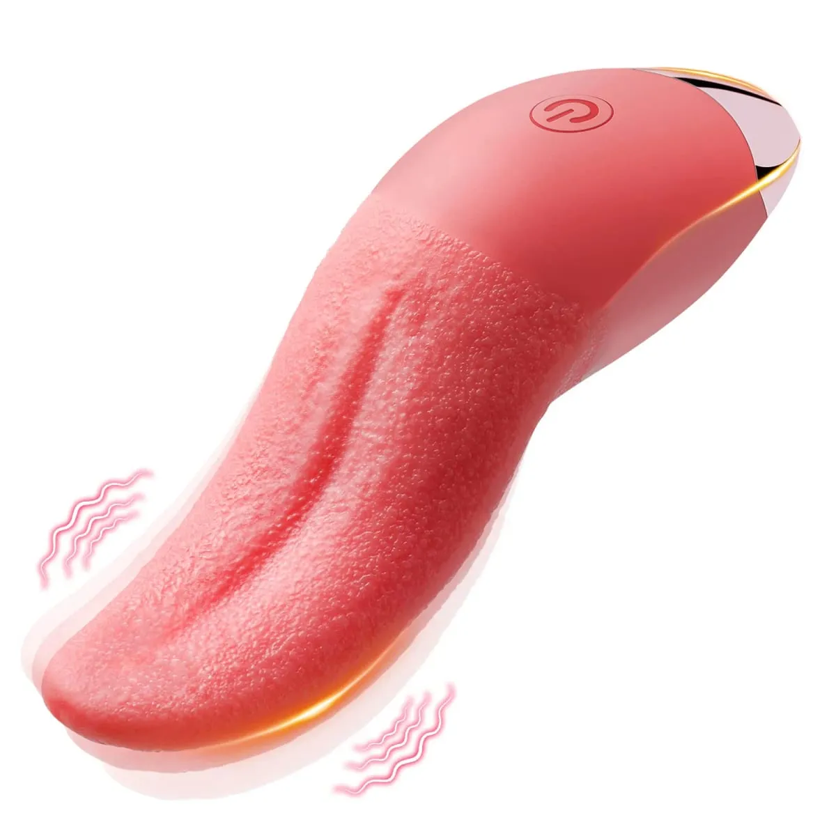 Puting Klitoris G Spot Penggetar Menjilat Stimulator Anal Vagina 10 Mode Getaran Pemijat Mainan Seks Masturbasi Dewasa untuk Wanita — image 1