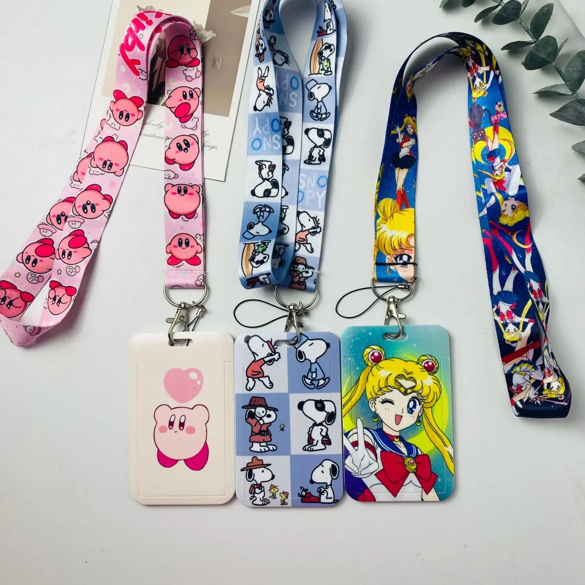 Pemegang Tauliah Anime Lanyard Kartun untuk Tali Leher Kunci Untuk Lencana Kad Hadiah Aksesori Gantungan Kunci Gantungan Kunci Gim — image 2