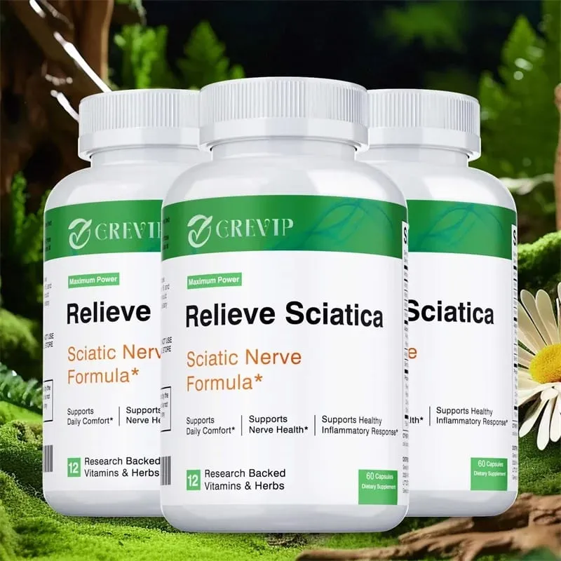 Sciatic Nerve Health Support - Relieve Joint Pain Hip Leg and Lower Back Discomfort and Improves Nervous System Health — image 2