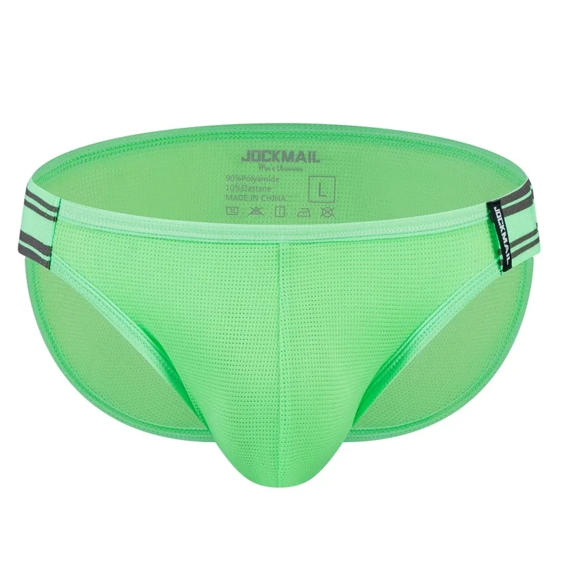 Slip intimi da uomo Mutande in nylon Mesh Quick Dry Sospensorio da uomo Slip bikini Slip da uomo o come pantaloncini da bagno — image 3