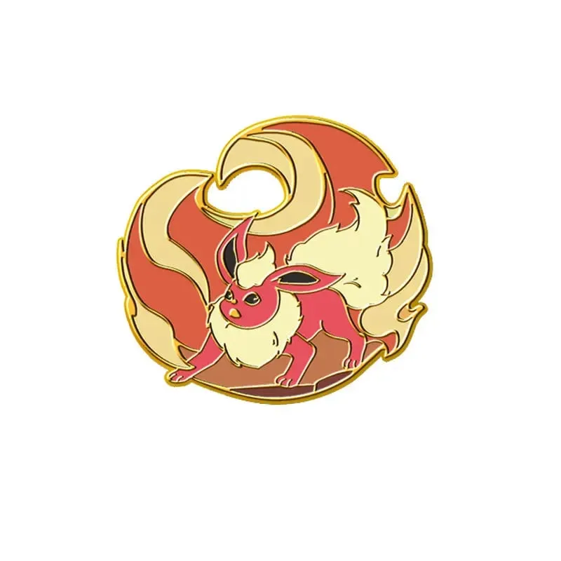 Pokemon Eeveelution Eevee Enamel Pin untuk Lencana Pakaian pada Ransel Lapel Pin Hiasan Hadiah Aksesori Barang Kemas Anime — image 17