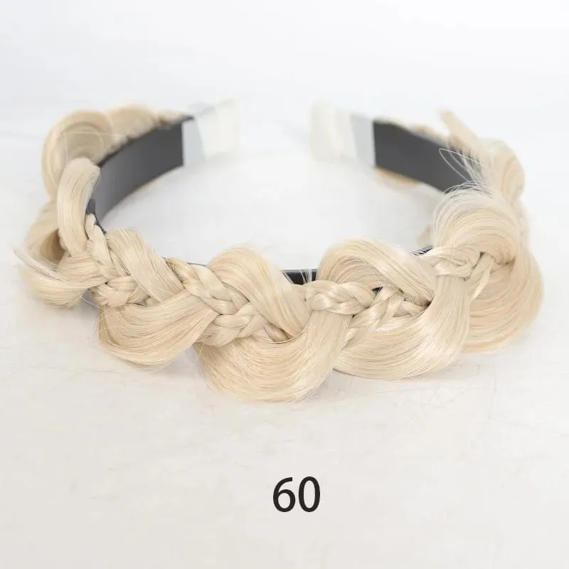 Twist Braid fejpánt szintetikus halcsontfonatos parókás fejpánt 1db csúszásmentes Twist Braid hajkarika hajkiegészítők női lányoknak — image 13