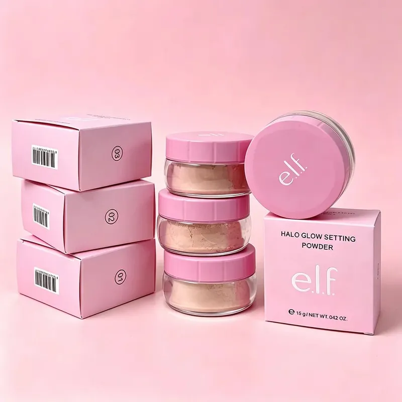 E.L.F. Halo GLOWSETTING POWDER Brightens Skin Tone Softens Setting Powder Loose Powder and Loose Powder — image 5