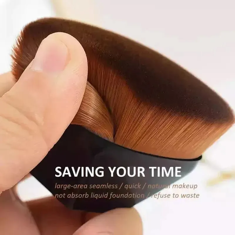 1/2ks Nový kouzelný štětec na make-up Beauty Powder Face Blush Štětce Přenosný profesionální podkladový štětec Velký kosmetický měkký základ — image 3