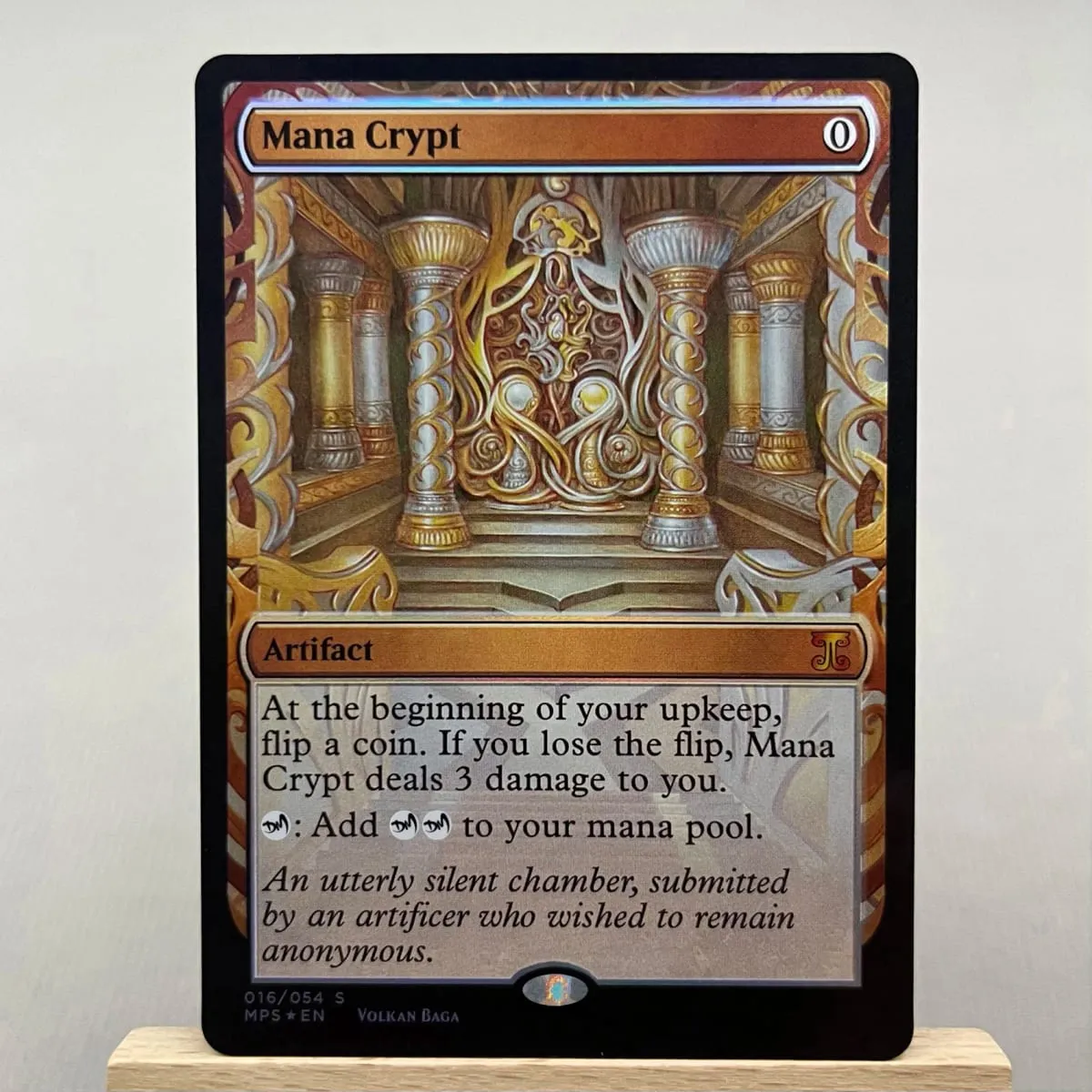 MPS FOIL2-01 Tarjetas TCG para Home Play Proxy Sol Ring Mana Crypt Mox Opal the Mana Vault Chrome Mox Sword of — image 3