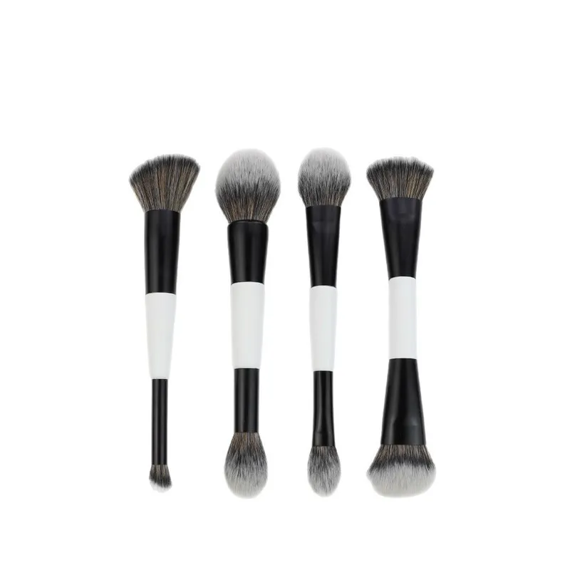 Doppelköpfiges Make-up-Pinsel-Set F1-F4 für Foundation Blush Highlighting Beauty Tools Kosmetikpinsel zur Gesichtsformung — image 5