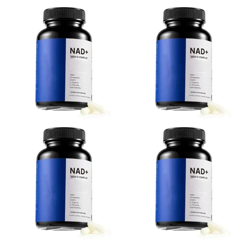 NAD+ 남성용 복합 캡슐 1000mg, CoQ10 레스베라트롤 세포 에너지 및 활력 보충제가 근육 건강을 지원합니다 60개 — image 8