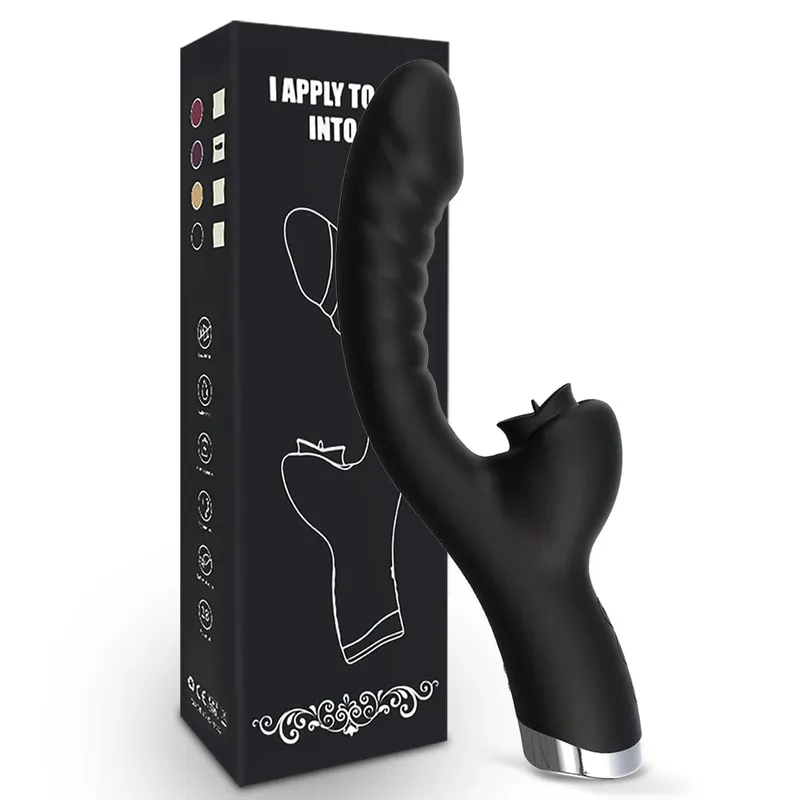 3 in 1 toccando sbattimento vibratore sesso anale clitoride clitoride ventosa stimolatore giocattoli del sesso leccate femminili succhiare vibratori prodotti per adulti — image 10