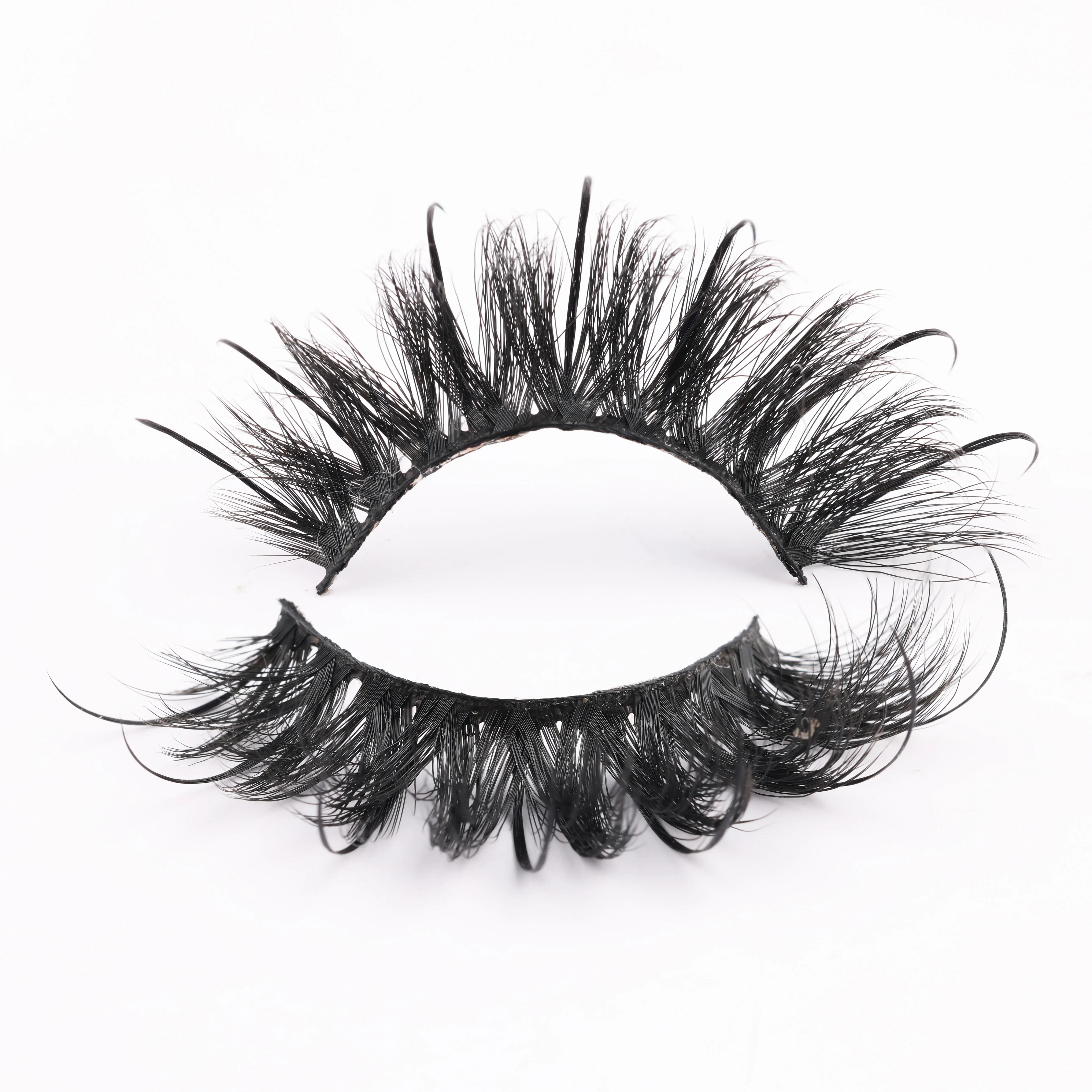 Cils humides pointes Volume moelleux pleine bande cils accessoires de maquillage Faux vison cils vendeur humide Manga cils Faux cils — image 4