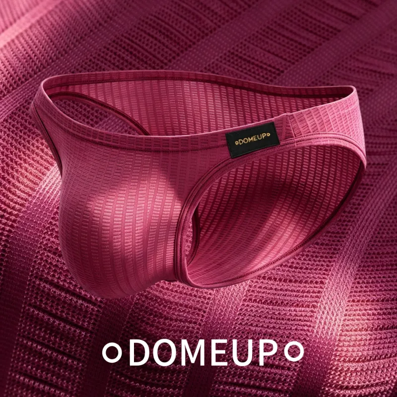 Herren-Slip mit niedrigem Bund, Waffelstruktur, hohl, atmungsaktiv, Sportunterwäsche, männliche Beutel-Dreieck-Unterhose — image 2