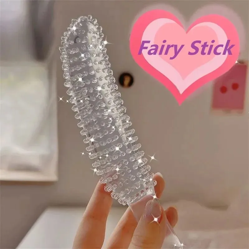 Fairy Stick Large Granule mace Soft clear Penis Anal Plug Butt Plug Sex Toys For Man Woman Couples Vaginal And Anal Stimulation — image 2