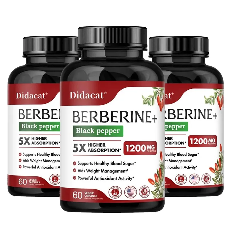แคปซูลเสริม Berberine พรีเมี่ยม 1200 MG รองรับระบบภูมิคุ้มกันหัวใจและหลอดเลือดสุขภาพหัวใจและระบบทางเดินอาหาร — image 11