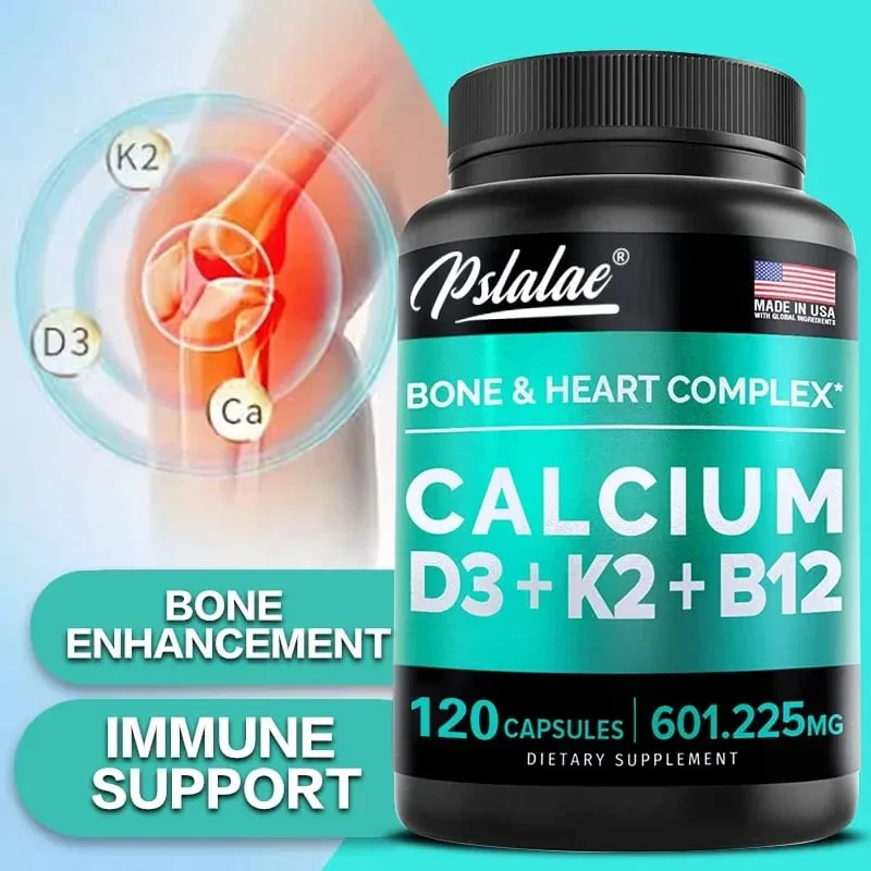 4-in-1 Calcium Supplement for Women and Men Bone and Heart Complex with Vitamin D3 K2 Calcium Supplement + Vitamin Calcium — image 1