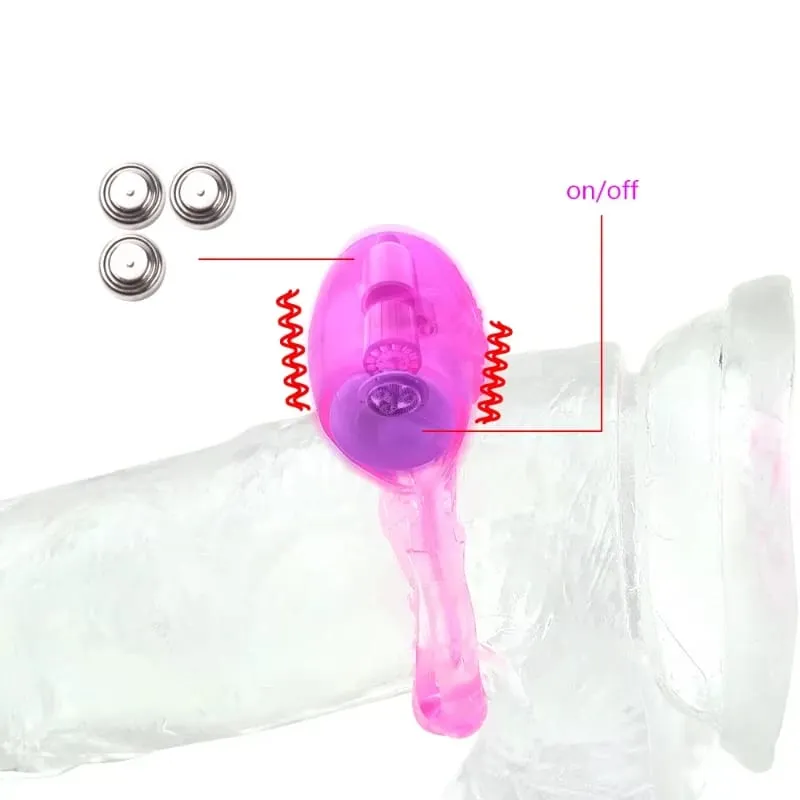 แหวน Cock Vibrator Vibrating Clitoral Stimulator Strong Penis Erect แหวน Erection เพิ่ม Sex ความสามารถผลิตภัณฑ์เพศของเล่นสำหรับผู้ชาย — image 6
