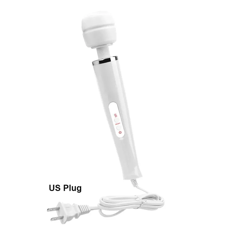 33cm gros vibrateurs ue US Plug baguette magique pour les femmes stimulateur de Clitoris de mamelon Plug Anal Vaginal gode masturbateur féminin jouet sexuel — image 8
