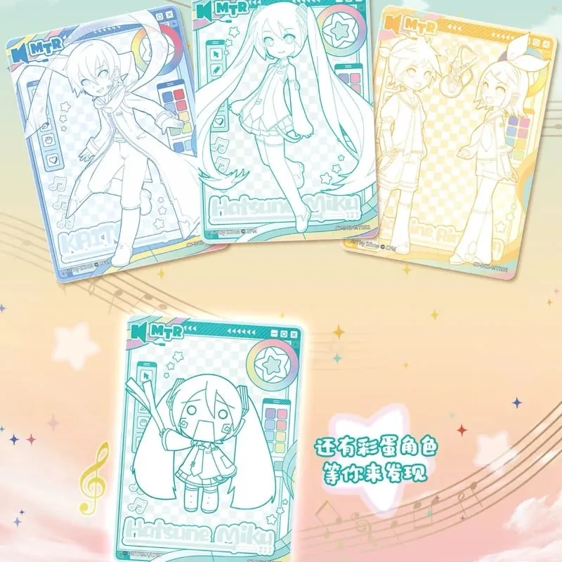 Oryginalna karta Hatsune Miku pierwsza seria pakietów animacja kolekcja gier karta SE peryferyjne zabawki dla dzieci dziewczyna prezenty — image 5