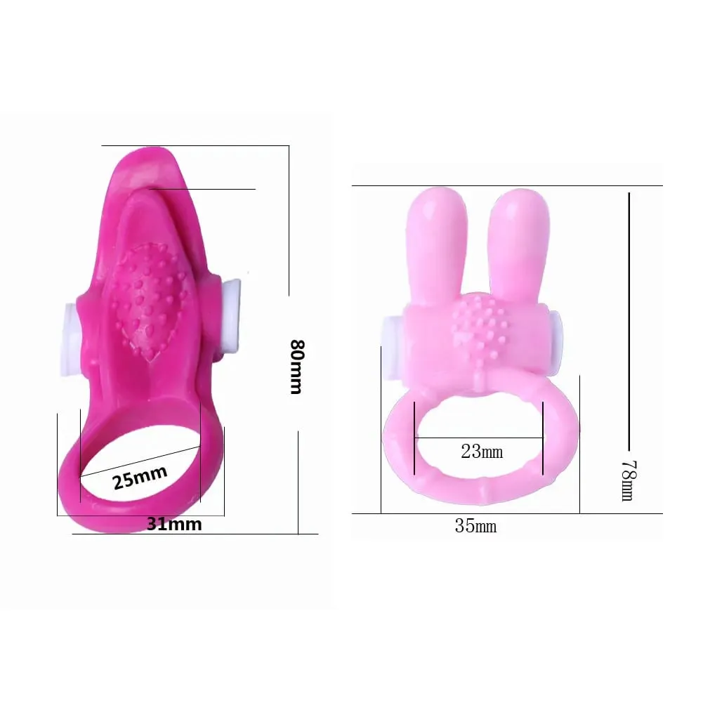 Anello vibrante per pene stimolatore clitorideo orgasmo blocco anelli per cazzi vibratore per uomo ritardare l'eiaculazione giocattoli erotici per coppie — image 6