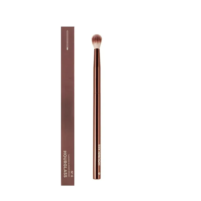 1pc Hourglass Powder Contour Berus solek Pemerah Pipi Bedak Berus solek pemegang logam Concealer Bronzer high end dengan kotak — image 29
