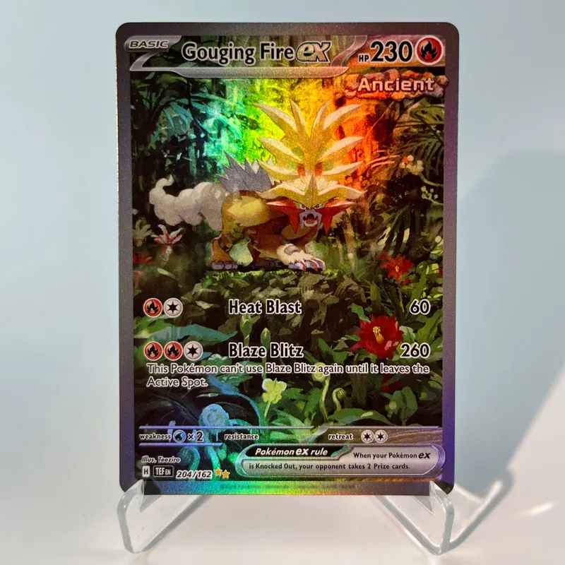 Pokémon 151 PKM Cards PTCG3-D Bulbasaur Squirt Rainbow Gengar ex Holographic Ex GX Rare Collection Battle Toys Hadiah untuk Hobi — image 34