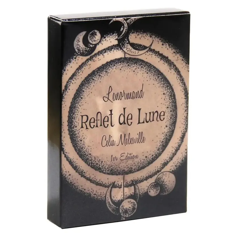 Lenormand Reflet De Lune Kad Lenormand Kad Tarot Dek Permainan Kad Oracle untuk Keseronokan Dewasa Permainan Dewasa Hadiah Persediaan Pesta