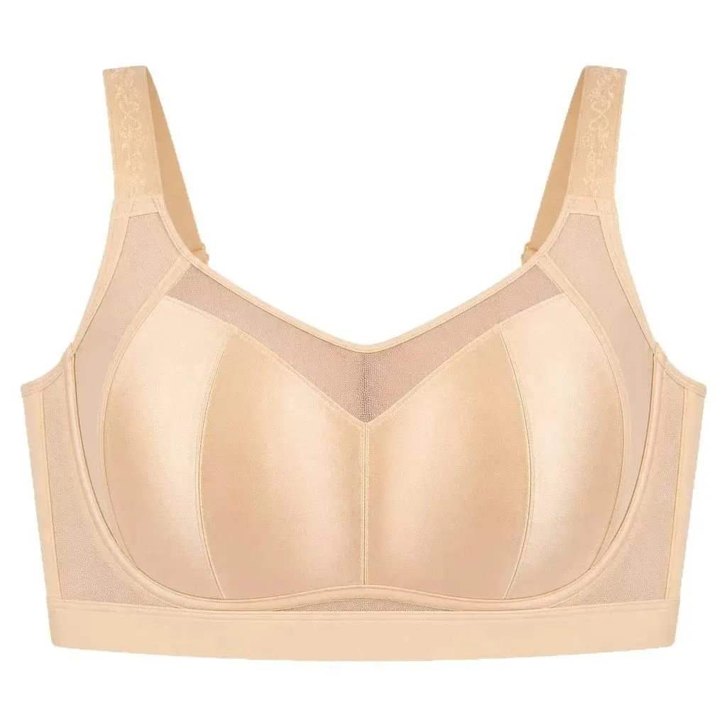 Sutiã minimizador feminino plus size, ultrafino, cobertura total, suporte lateral reunido, sutiã anti-flacidez para busto grande — image 5