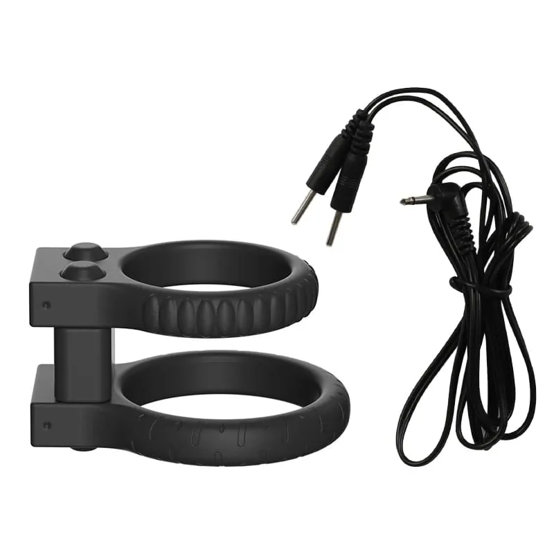 Taser Electric Shocker Ring Men Masturbate Stimulate Penis Erection Sex Toy on Gay E-stim Massage Bondage Penis Scrotum Cockring
