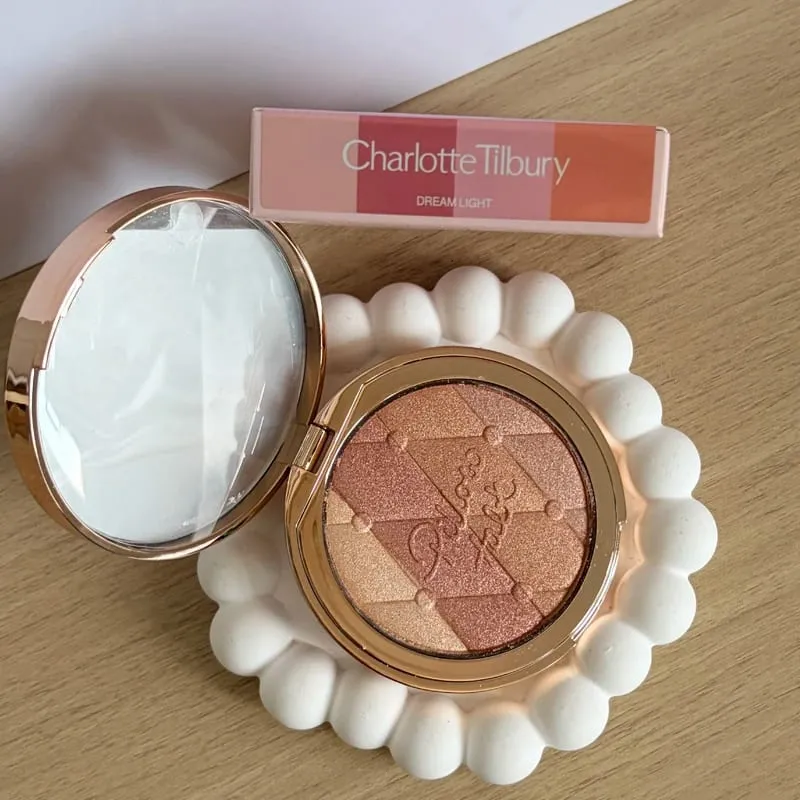 Charlotte Tilbury PILLOW TALK Series Soft Heart Double Color Powder Blusher Color Plate Hot Color Code First Love Sex on Fire — image 29