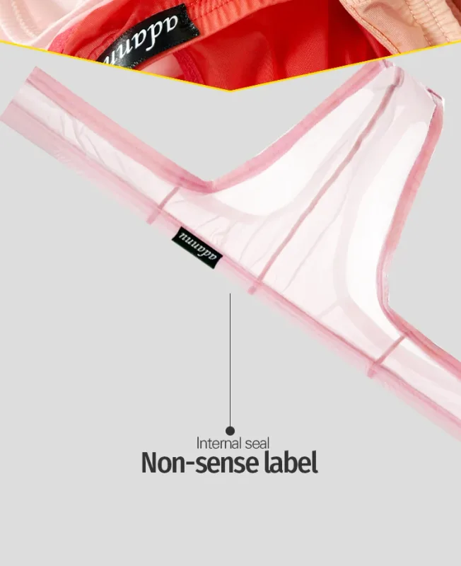 Celana Dalam Tipis Ultra Tipis Pakaian Dalam Pria Celana Dalam Pendingin Celana Dalam Kantung Tonjolan Rendah Celana Dalam Jaring Lembut Celana Thong Pria — image 9