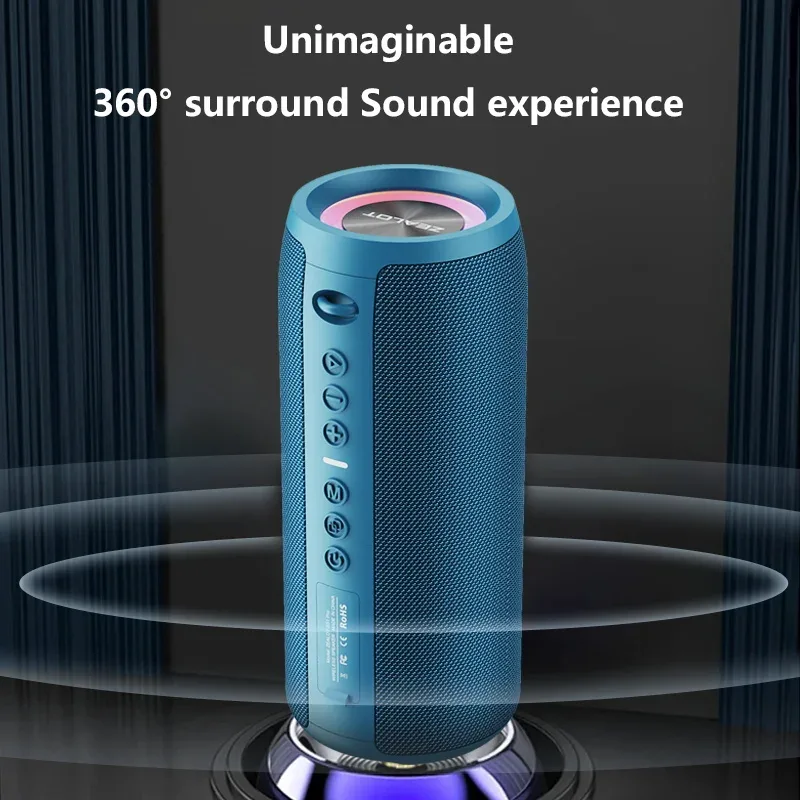 S51 Pro 40W Wireless Speakers Outdoor Portable Subwoofer Speaker 5200mAh Battery 24 Hours Playtime Loud Stereo. — image 7