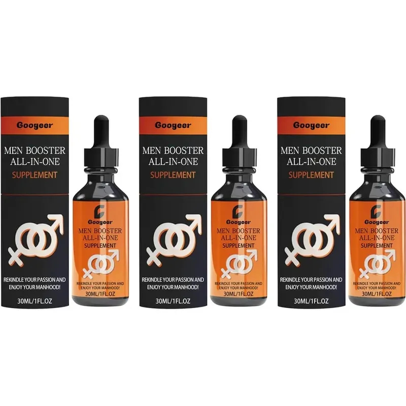Suplemen Googeer Men Booster All-in-One Turun dengan Ekstrak Akar Maca dan Ekstrak Akar Kudzu untuk Relaksasi Tenaga 30 ML — image 9