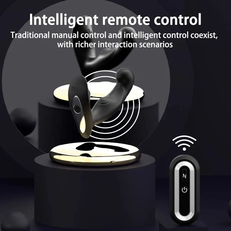 Prostata-Massagegerät, Analvibrator, Analspielzeug, Buttplug, 10 vibrierender, stoßender Analplug, männliches Sexspielzeug, Analplug, Paar, Erwachsenes Spielzeug