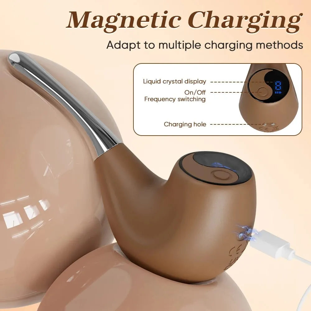Vibratore Coppia femminile Climax Pen Orgasmo veloce Tettarelle da biberon Stimolatore del clitoride Penetrazione Vibratore della vagina Sexmachine Adulti Giocattoli del sesso — image 4