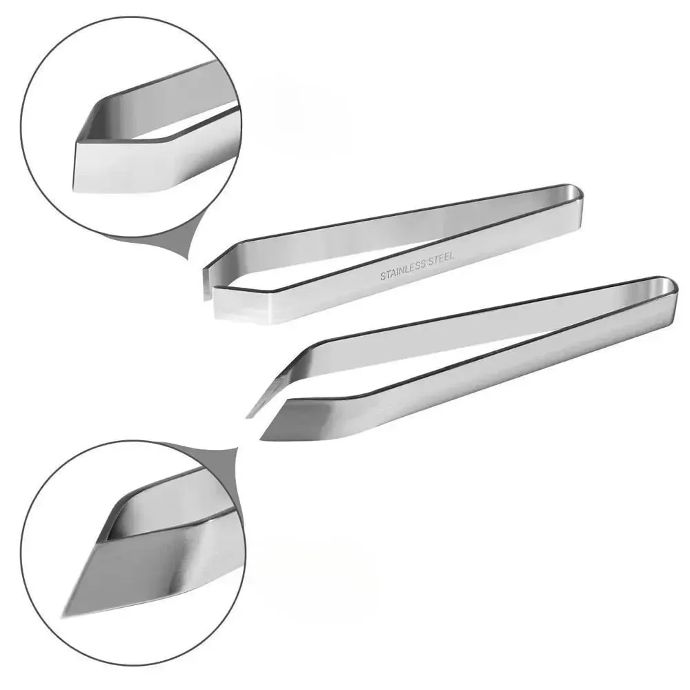 1/2Pcs Stainless Steel Fish Bone Tweezers Pincer Clip Puller Remover Tongs Fish Bone Plucking Clamp Kitchen Gadgets Tools — image 12