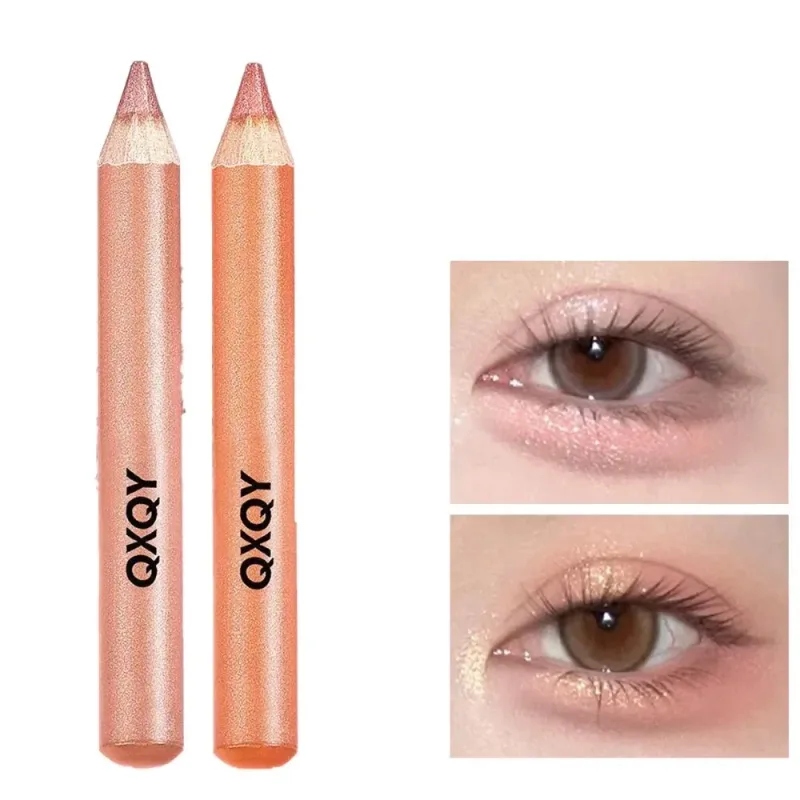 1/2/4 pezzi Shimmer Aegyo Sal Eye Liner Matita Sotto gli occhi Evidenziatore Glitter Rosa Ombretto Nude Champagne Contorno occhi Trucco — image 9