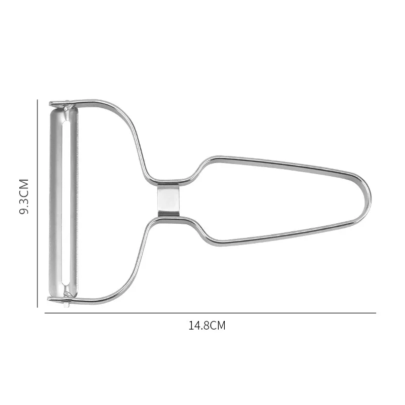 Éplucheur de légumes et de fruits, couteau en acier inoxydable, râpes à chou, trancheur de pommes de terre, accessoires de cuisine, outils de cuisine à bouche large — image 6