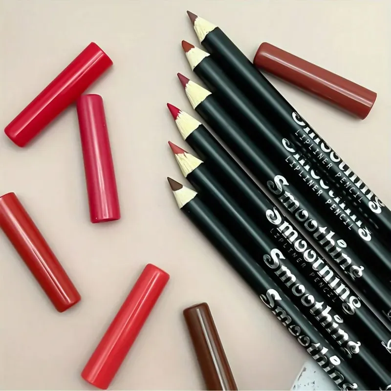 Nude Lipliner Mirror Lip Glaze Set Shiny Lip Shaping Waterproof Makeup Holding Color Makeup Set — image 2