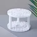 Suporte giratório para pincéis de maquiagem, 5 espaços, 360 °, organizador, multifuncional, armazenamento de mesa, cosméticos, para banheiro de mesa — image 14