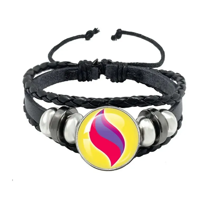 Llavero Pokémon Mega Stone, periférico de animé, creatividad, moda exquisita, hebilla de cuerda de cuero negro, tendencia — image 30