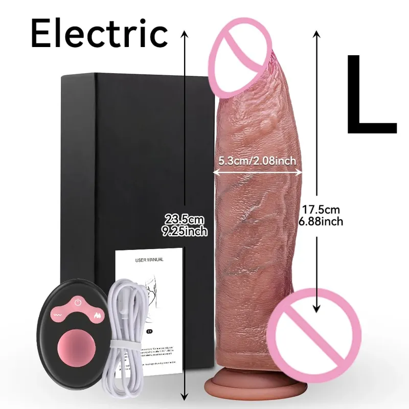 Dicker Dildo-Vibrator für Frauen, realistische Dildos, Penis-Fernbedienung, stoßend, beheizte Vibratoren, Sexspielzeug, Anal-G-Punkt-Stimulatoren