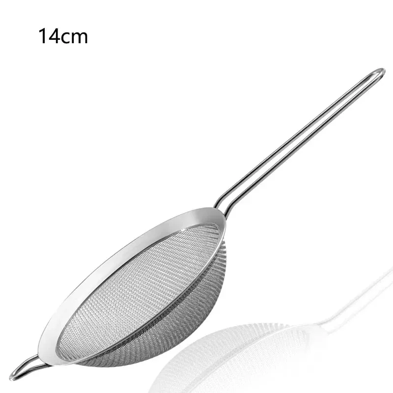 1-3Pcs Stainless Steel Wire Fine Mesh Oil Strainer Flour Colander Sieve Sifter Pastry Baking Tools Kitchen Accessories — image 13