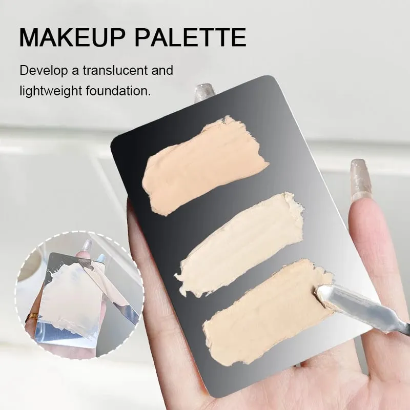 3/4/5/6 PCS Makeup Foundation Brush Lipstick Eye Shadow Mixing Palette Stainless Steel with Spatula Rod Color Stick Beauty Tools — image 2