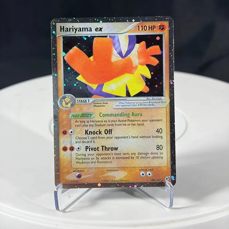 Karty proxy Seria EX Rayquaza Złota gwiazda Charizard Gengar Pikachu Hobby Hobby Kolekcje Kolekcja gier Karty Anime — image 28