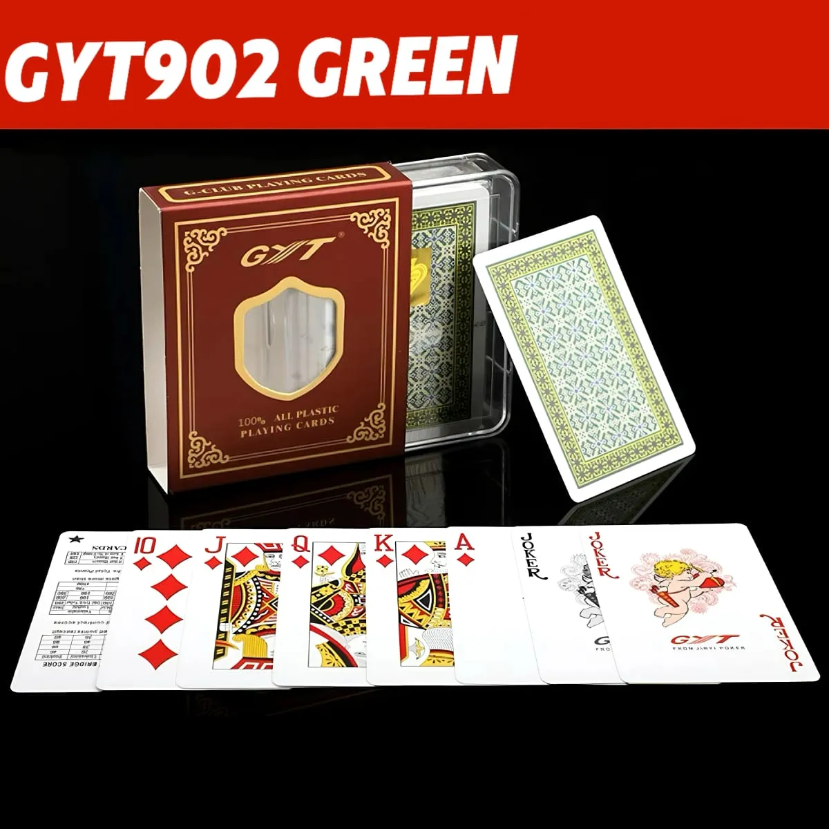 Premium Frosted Playing Cards PVC Plastic Waterproof Durable Poker Cards Large Character Deck of Cards for Parties — image 8