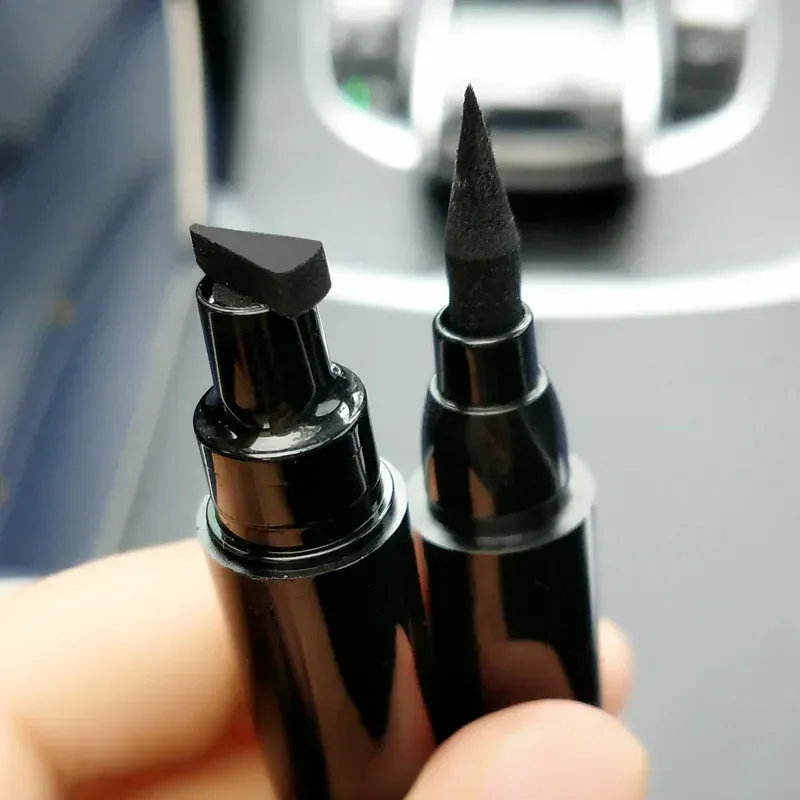 1 Stück großer doppelköpfiger Dichtungs-Eyeliner, wasserdichter und schnell trocknender schwarzer flüssiger Eyeliner, kleiner Wimpernkleberstift, Augen-Make-up-Kosmetik — image 5