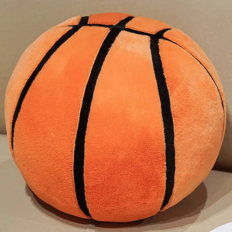 Simulasi Plushie Bola Keranjang Bantal Baling Bola Keranjang Isi Hiasan Bilik Tidur Montok Mesra Kulit Hadiah Percutian Untuk Lelaki Dan Perempuan — image 8