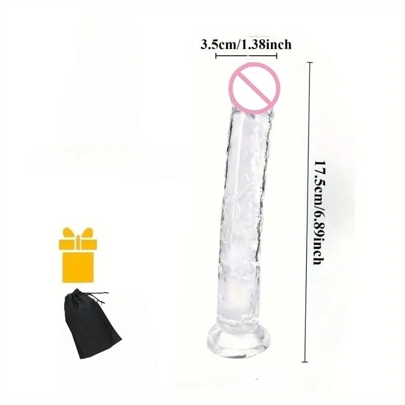 Frauen Realistische Anal Butt Plug Transparent Dildo Saugnapf Großen Schwanz Weiche Masturbatoren G-punkt Großen Penis Erwachsene Sex Produkt 18+ — image 12
