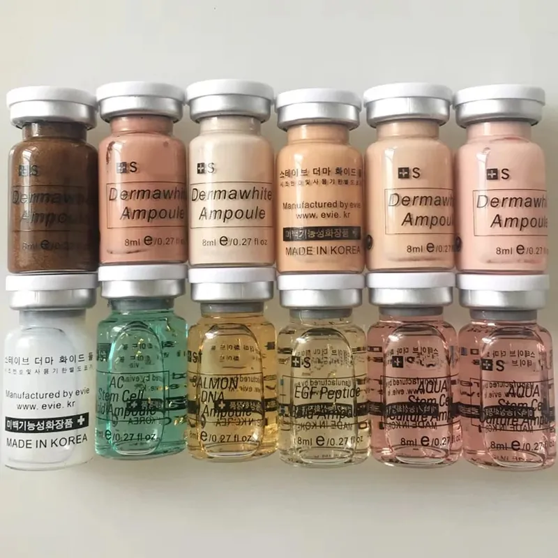 Korea 8ml BB krémová ampule pro začátečníky Starter Kit Face Foundation Salmon DNA Serum Moisturise Whitening Cosmetic — image 7