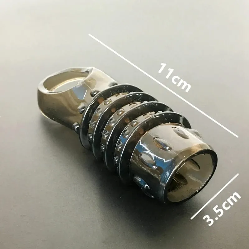 Yeniden kullanılabilir Penis Halkaları Erkekler Için Gecikme Boşalma Güçlü Ereksiyon Seks Oyuncakları Çift Için Silikon Horoz Halka Büyütme yetişkin oyuncaklar — image 10