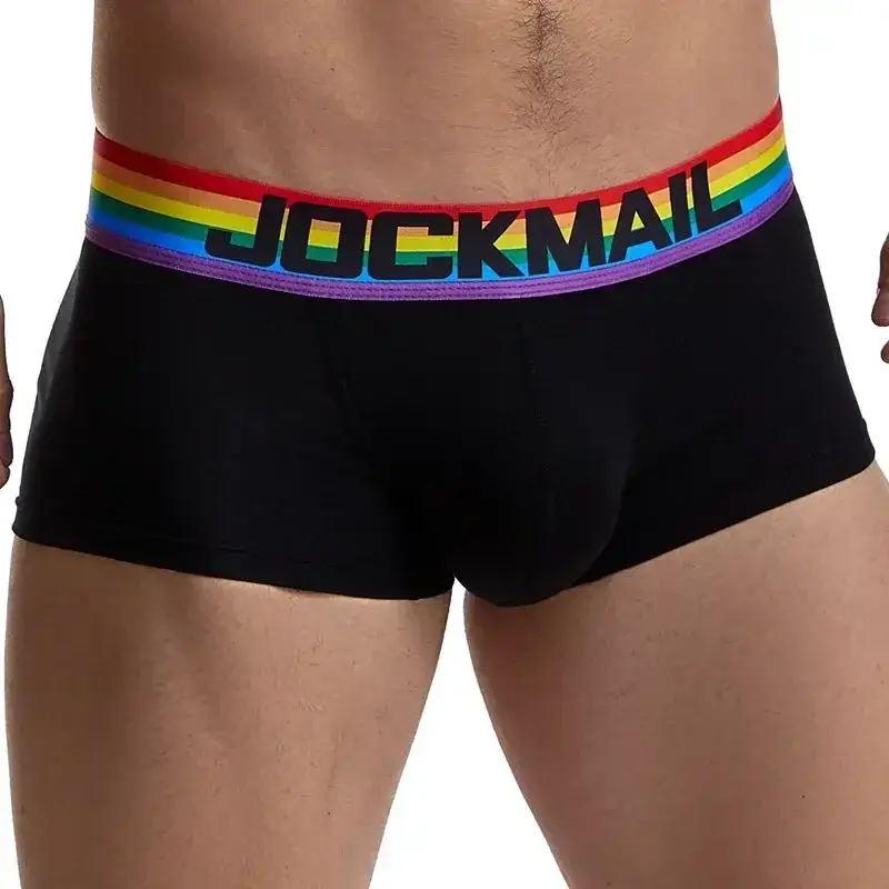 Rainbow Belt Man Underpants Boxershorts Cotton Men Boxers Male Breathable Underwear Men’s Panties Soft Boxer Briefs Balck White — image 8