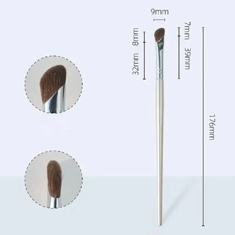 Pennello per contorno naso Pennello per contorno naso piatto Pennello per trucco contorno angolato Pennello per trucco sbavatura per contorno angolato per capelli naturali